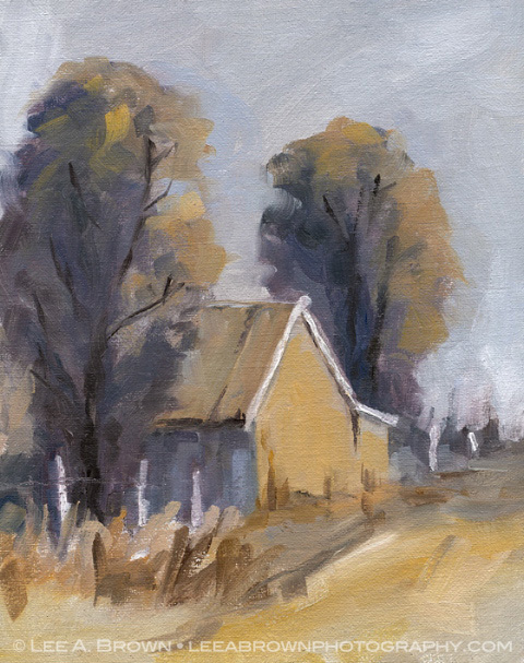 480x607 Elizabeth Tolley Hard And Soft Edges Demonstration Painting - Hard In The Painting