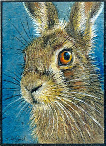 217x300 Hare Art Print Painting Limited Edition Signed From Original By - Hare Painting
