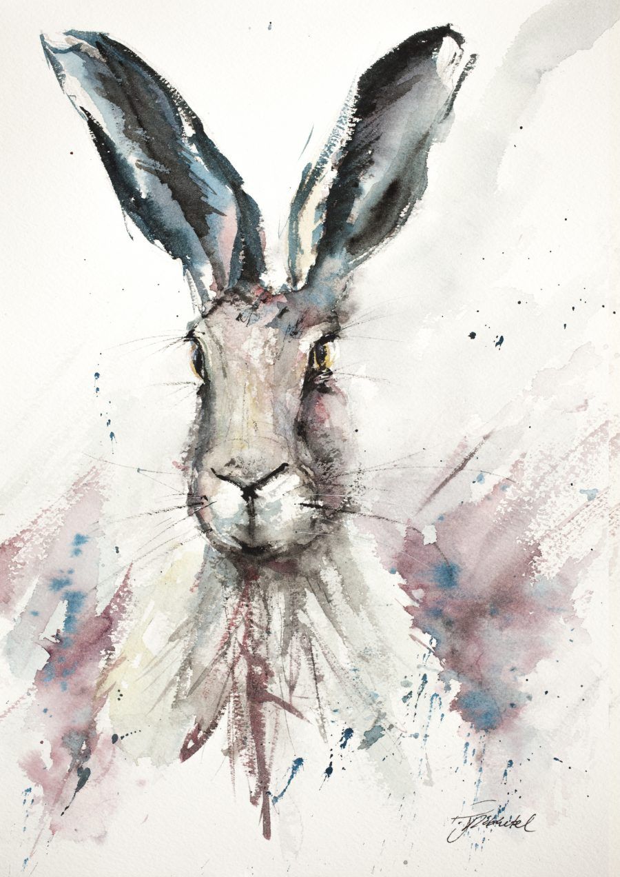 900x1272 Hare Painting - Hare Painting