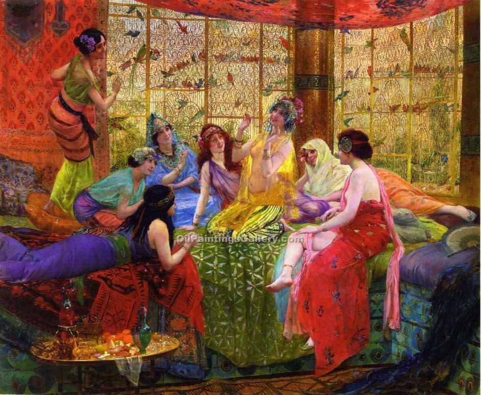 944x774 Harem Girls (Painting Id Ei 1161 Ka) - Harem Painting