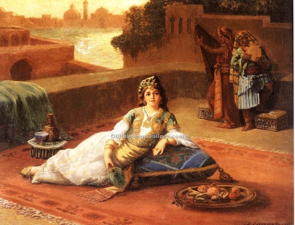 1000x763 The Harem Beauty (Painting Id Ei 1154 Ka) - Harem Painting