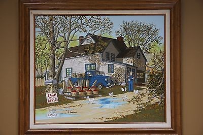 400x266 Hargrove Painting 20 X 24 With Wooden Frame Farm Fresh Apples - Hargrove Painting
