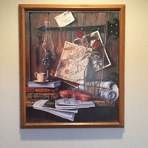 300x300 H. Hargrove Painting With A Song In My Heart 20x24 Framed - Hargrove Painting