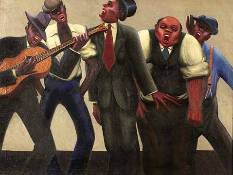 479x360 Harlem Renaissance Embw The Jazz Singers - Harlem Painting