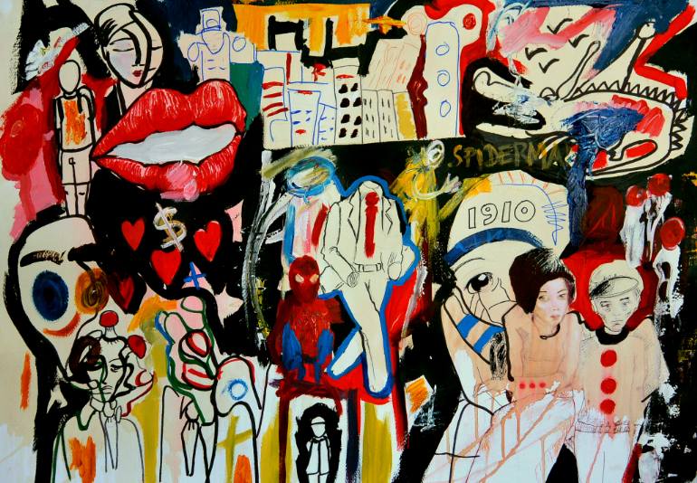 770x534 Saatchi Art Homenaje Al Rey De Harlem Painting By Roberto - Harlem Painting