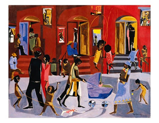 320x248 The Harlem Renaissance Brownstone By Jacob Lawrence - Harlem Painting