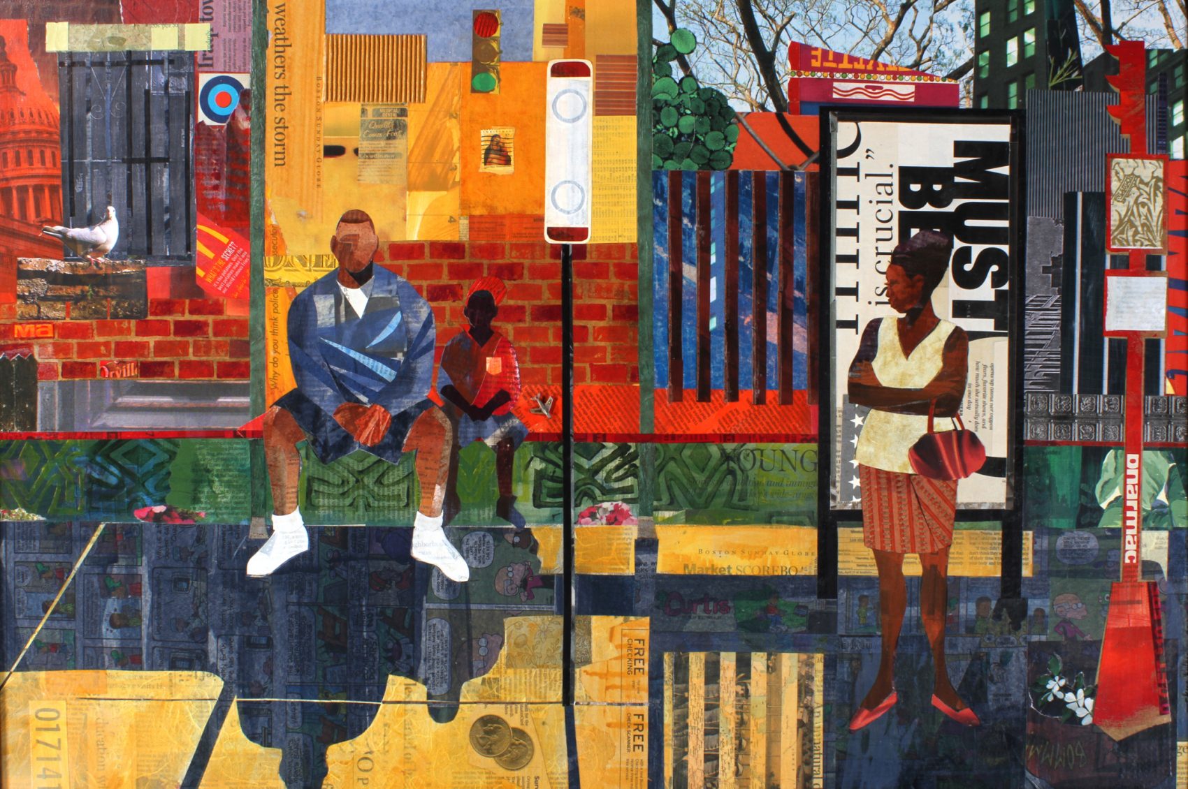 1700x1130 The Vibrant Art Of Roxbury's Ekua Holmes Recalls The Harlem - Harlem Painting