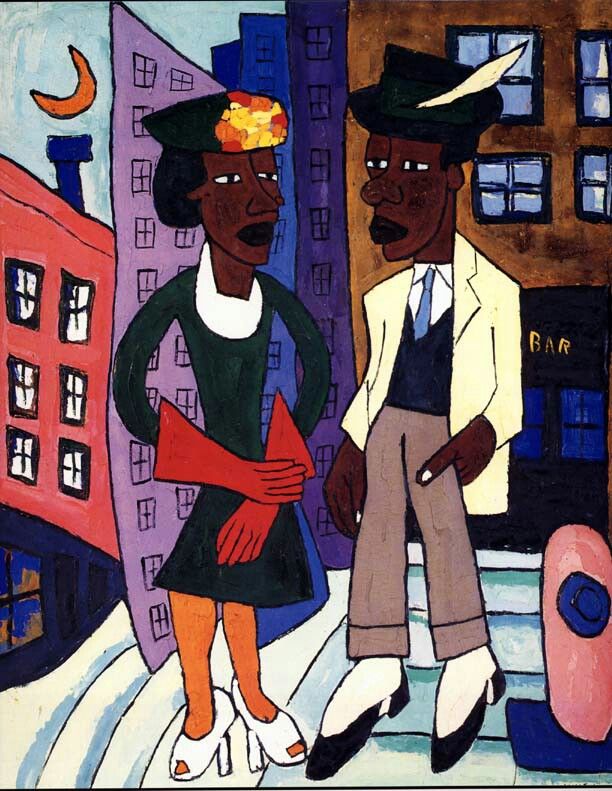 612x791 Harlem Renaissance Art Style Inspirationsinfluences - Harlem Renaissance Painting