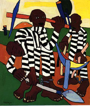 305x360 Harlem Renaissance Embw Chain Gang - Harlem Renaissance Painting