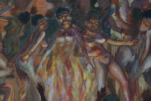 500x334 Harlem Renaissance Pintura Por Joseph Delaneyartista - Harlem Renaissance Painting