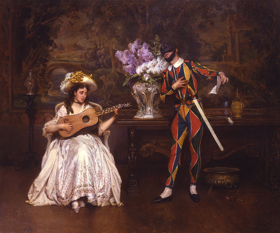 901x750 The Harlequin - Harlequin Painting