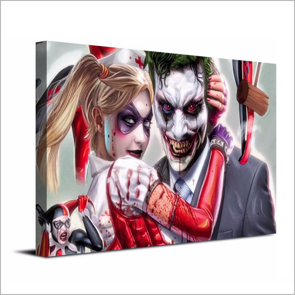 Harley And Joker Painting