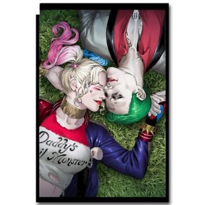 300x300 Harley Quinn And Joker Suicide Squad 5d Diy Diamond Painting Ebay - Harley And Joker Painting