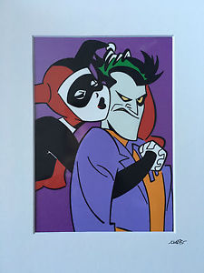 225x300 Batman Animated Series - Harley And Joker Painting