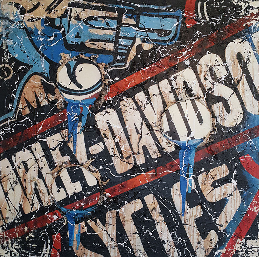 850x843 Harley Davidson (Will) - Harley Davidson Logo Painting
