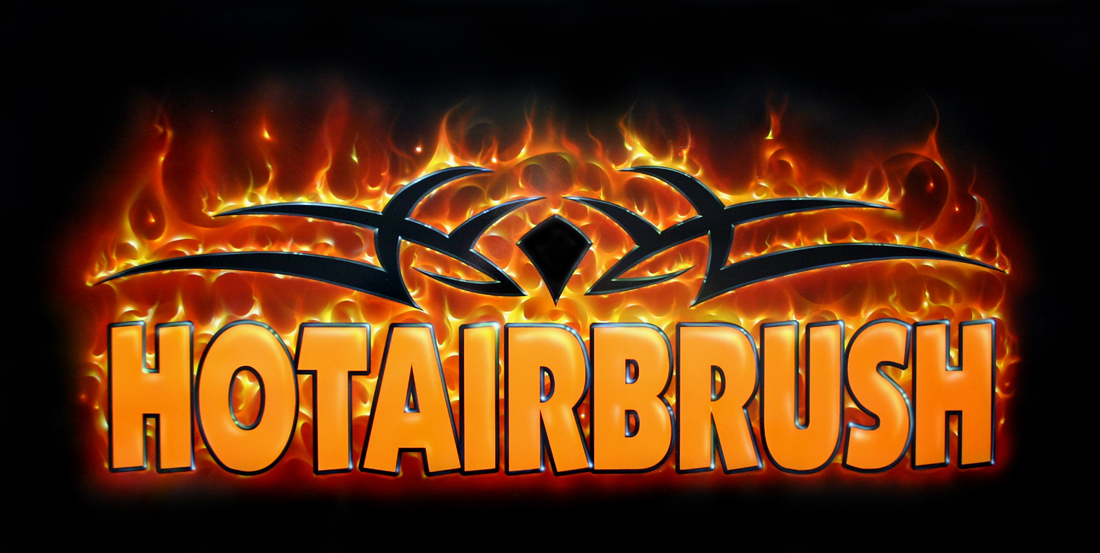 1100x553 Airbrush, Custom Paint, Custom Bike Paint - Harley Davidson Logo Painting