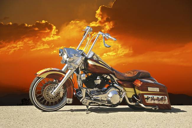 650x432 Stunning Bagger Artwork For Sale On Fine Art Prints - Harley Davidson Painting