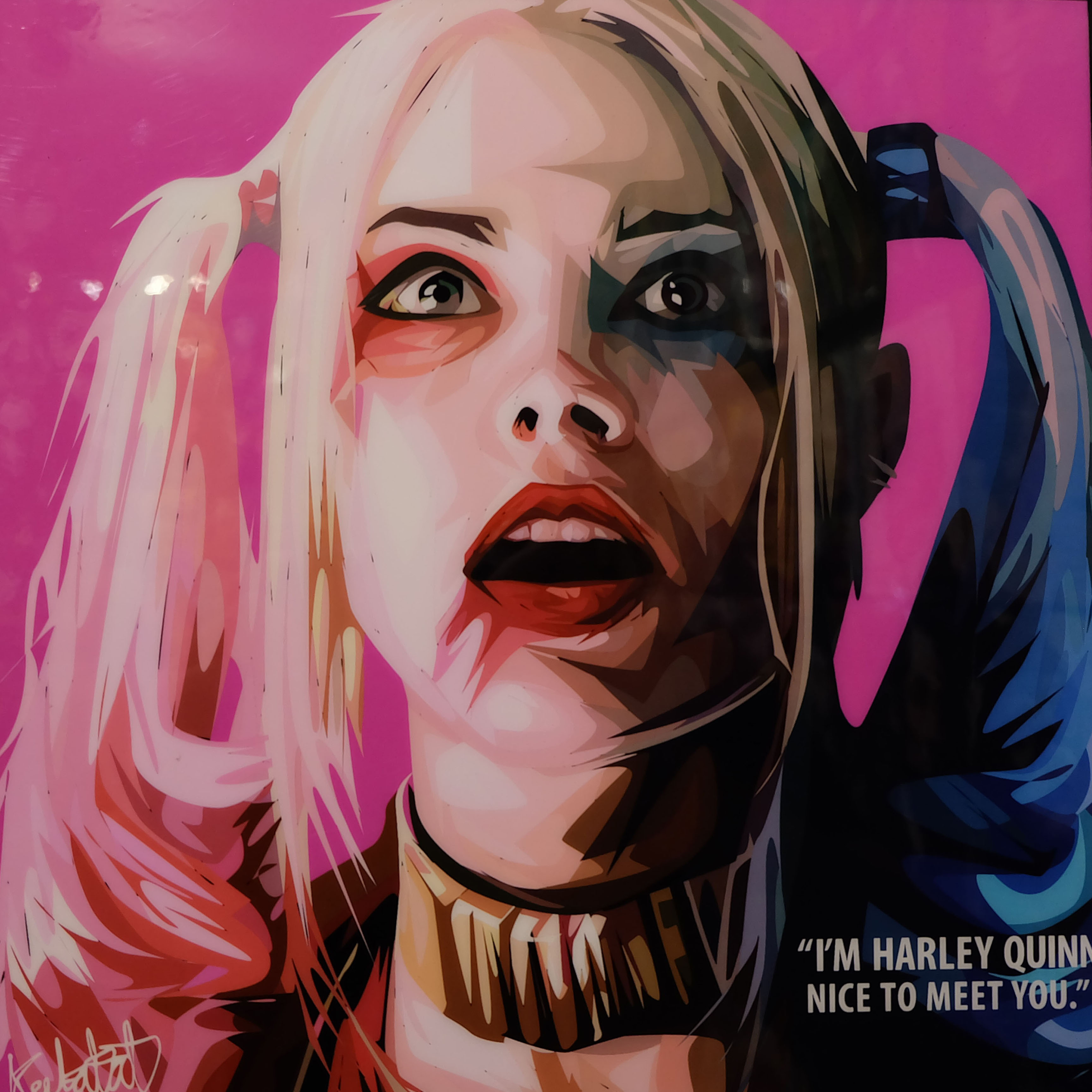 3456x3456 Harley Quinn Poster I'M Harley Quinn, Nice - Harley Quinn Acrylic Painting