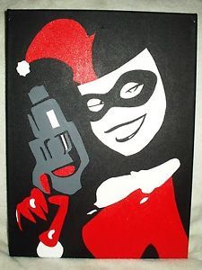 225x300 Harley Quinn Painting By Me. Acrylic On Canvas My Art - Harley Quinn Acrylic Painting