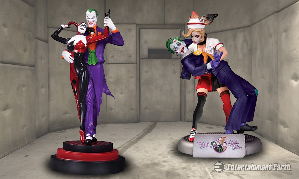 1000x600 Harley And Mr. J Get A Repaint With These Deranged Resin Statues - Harley Quinn Joker Painting