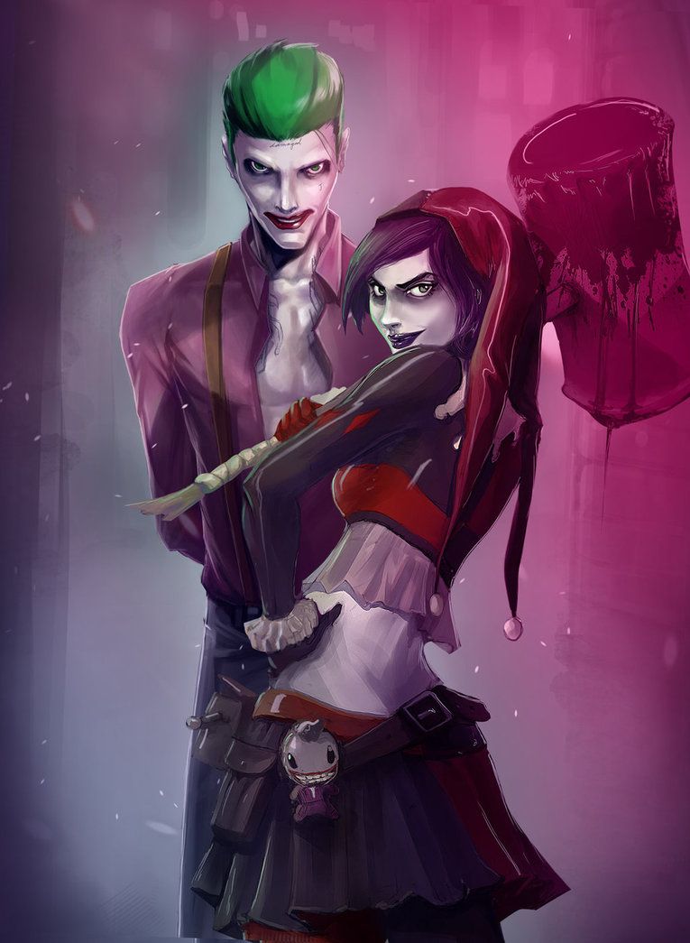 765x1045 Joker Harley By Glencanlas On Harley - Harley Quinn Joker Painting