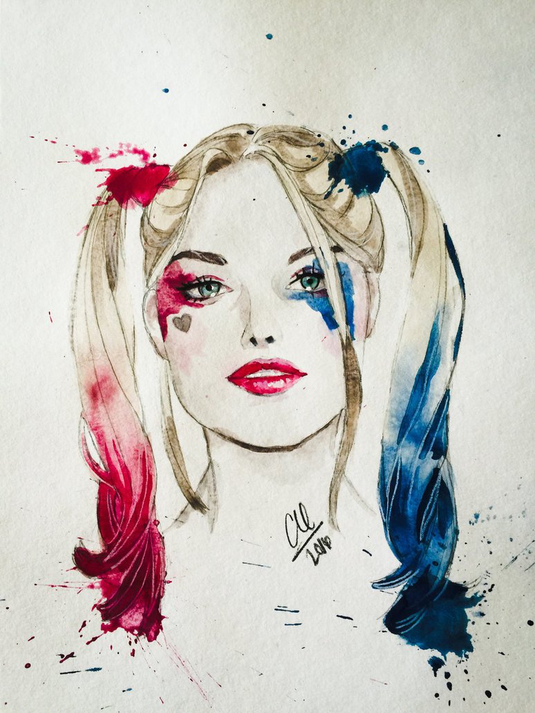 774x1032 Harley Quinn Suicide Squad By Csquinones - Harley Quinn Painting