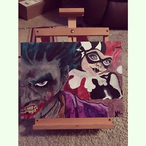 300x300 Joker And Harley Quinn Painting Ebay - Harley Quinn Painting