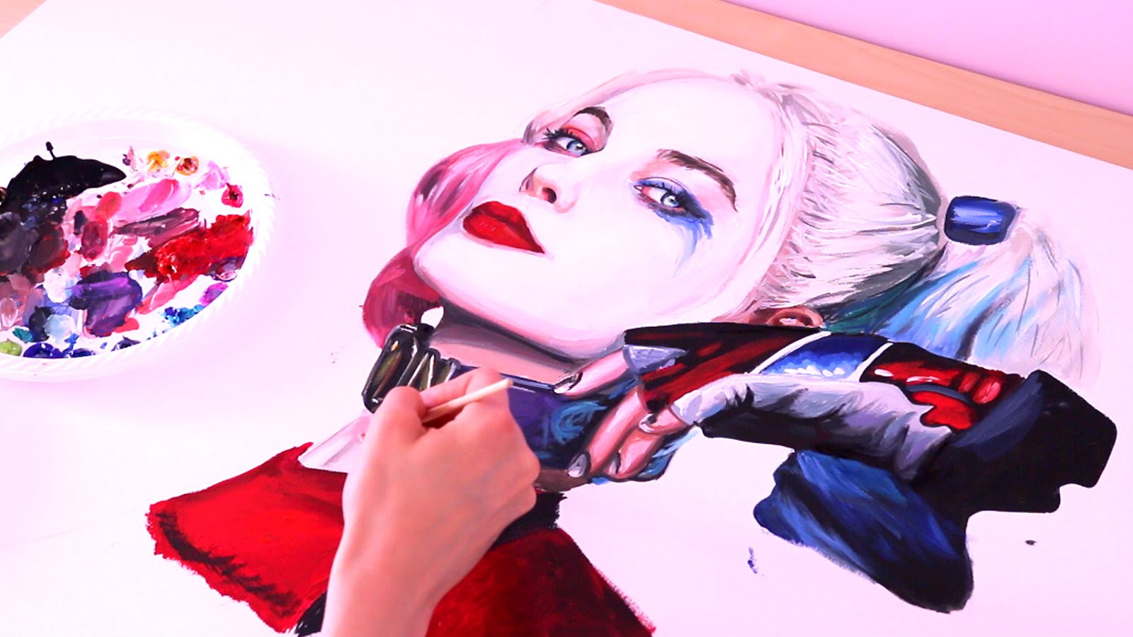 1600x900 Painting - Harley Quinn Painting