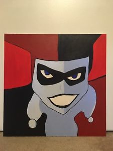 225x300 Dc Harley Quinn Canvas Painting 24x24 Home Decor Paintings Wall - Harley Quinn Painting