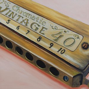 300x300 Harmonica Paintings Fine Art America - Harmonica Painting