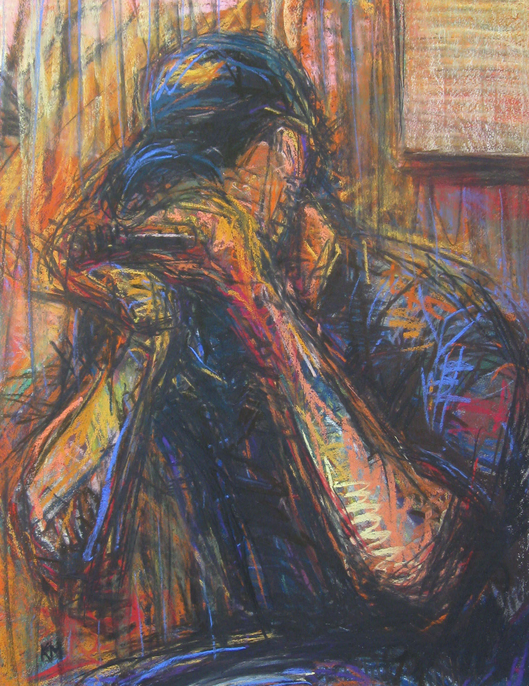 1752x2274 Kenneth Marunowski Fine Art Figures Amp Portraits - Harmonica Painting