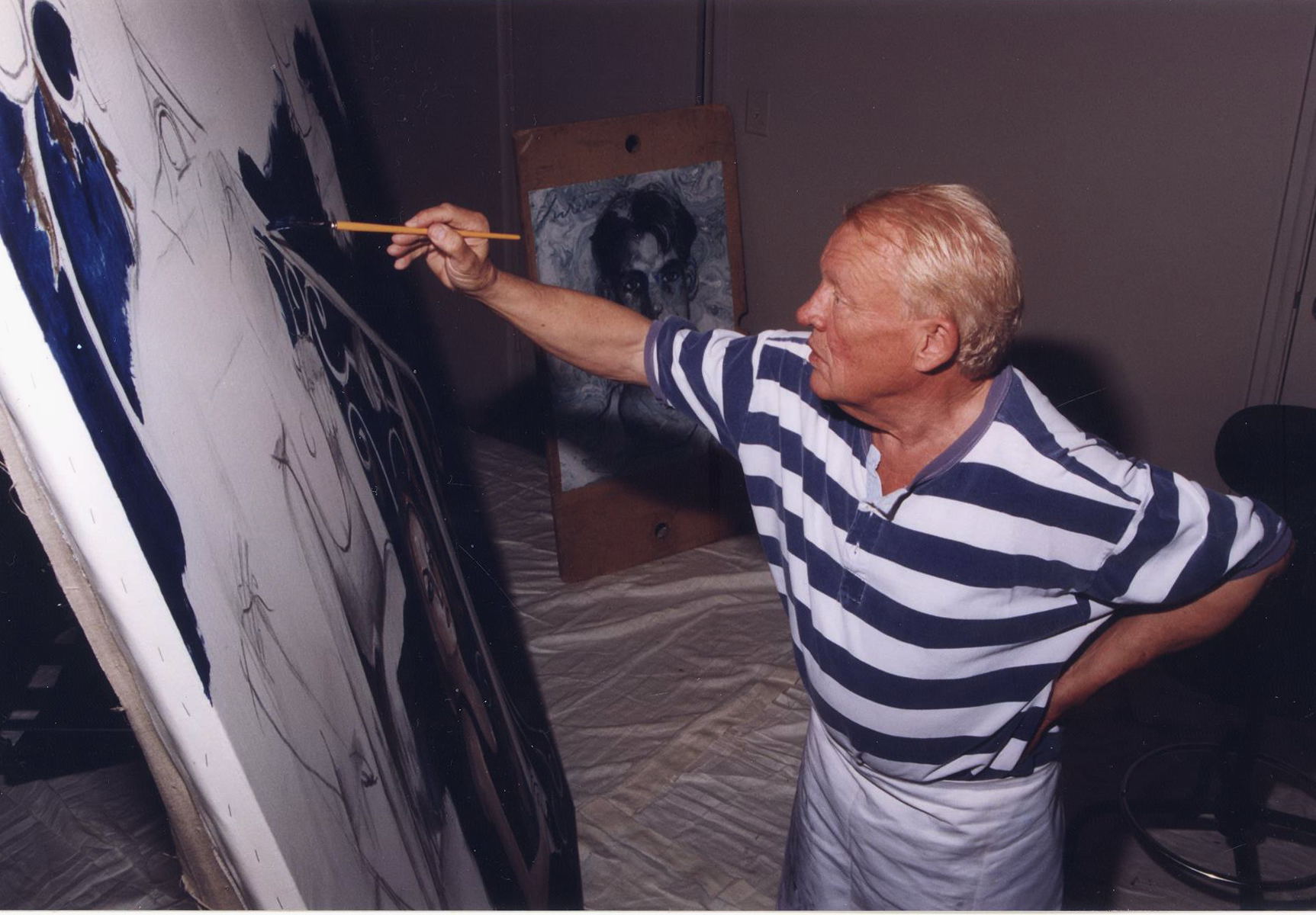 1725x1200 Travelentertainment Artist Harold Stevenson Honored - Harold Stevensons Painting The New Adam