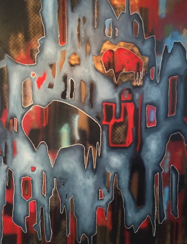 770x1003 Saatchi Art Plato's Cave Painting By Gus Harper - Harper Painting