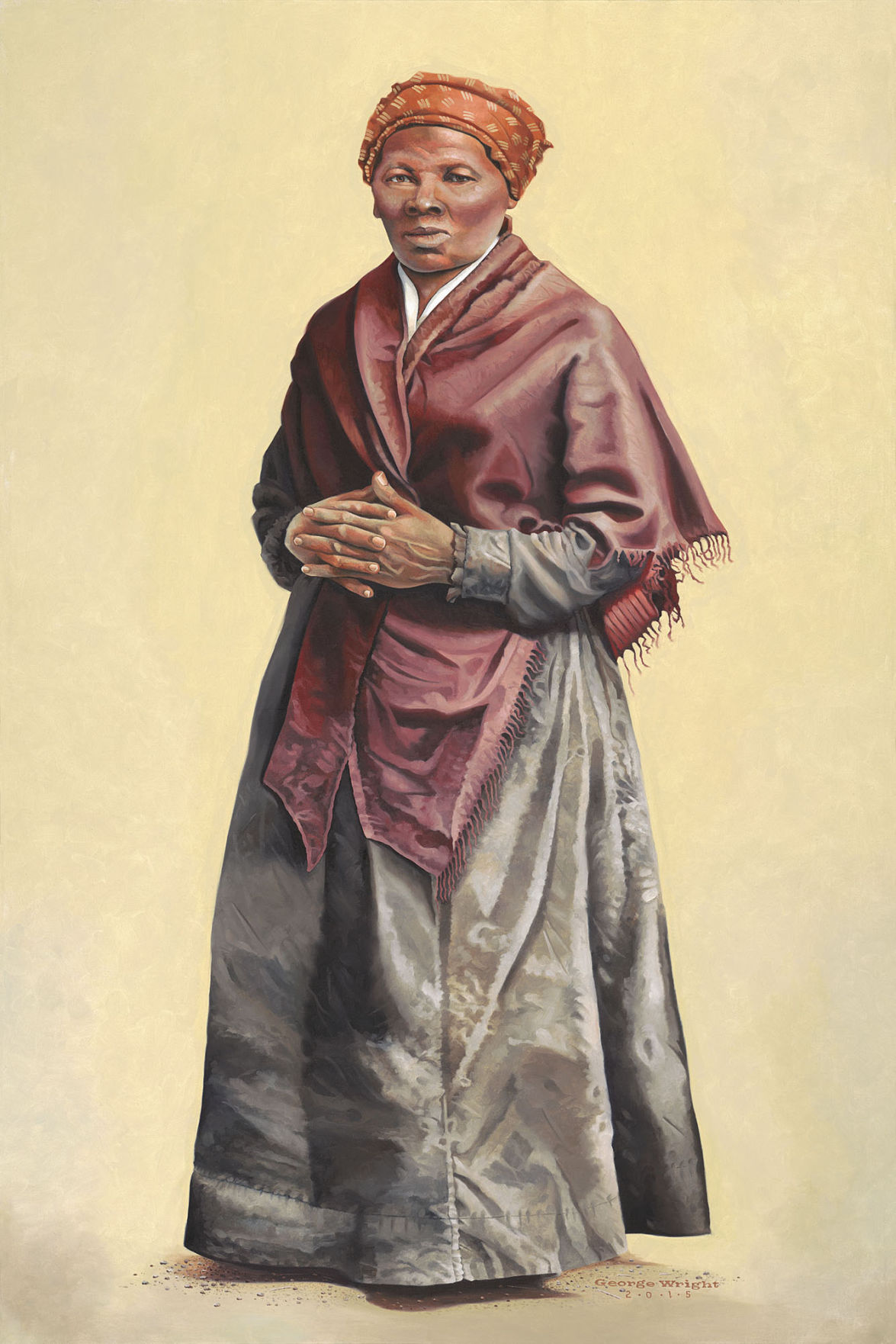1175x1762 Local Artist George Wright Creates Oil Painting Of Harriet Tubman - Harriet Tubman Painting