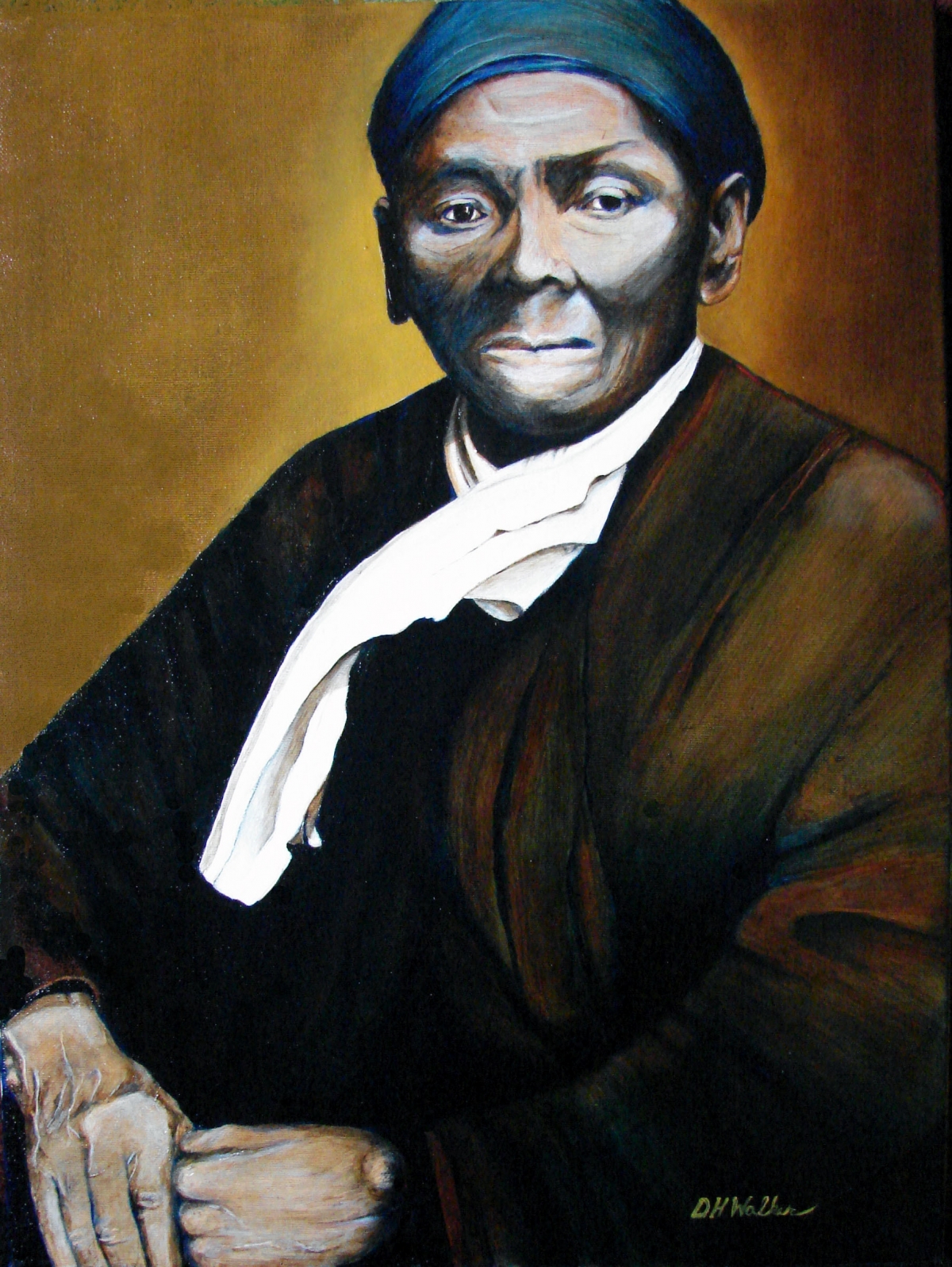 1200x1597 Paintings Harriet Tubman (1820 1913) Oil Painting By Donald H - Harriet Tubman Painting