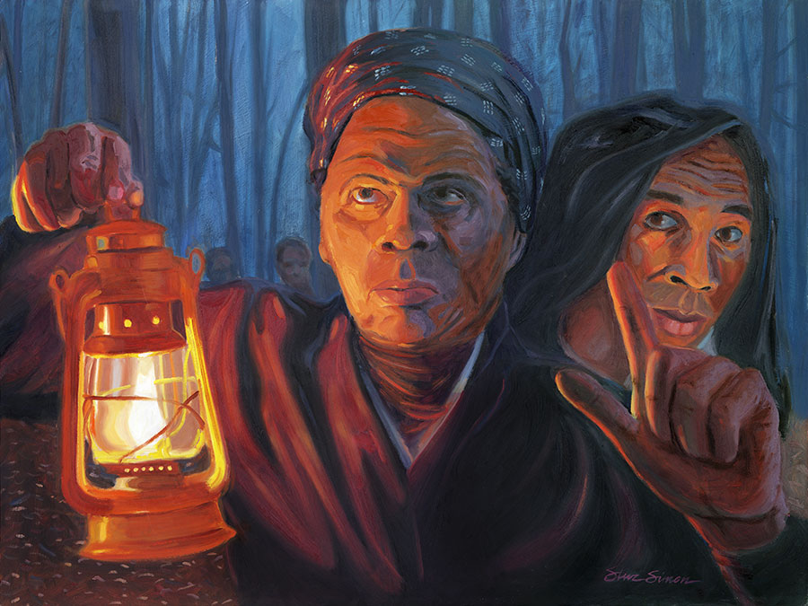 900x675 Harriet Tubman - Harriet Tubman Painting
