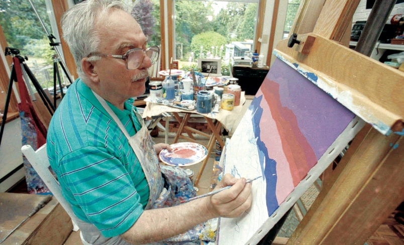 804x489 Robert Amos Ted Harrison And His Joyful Paintings - Harrison Painting