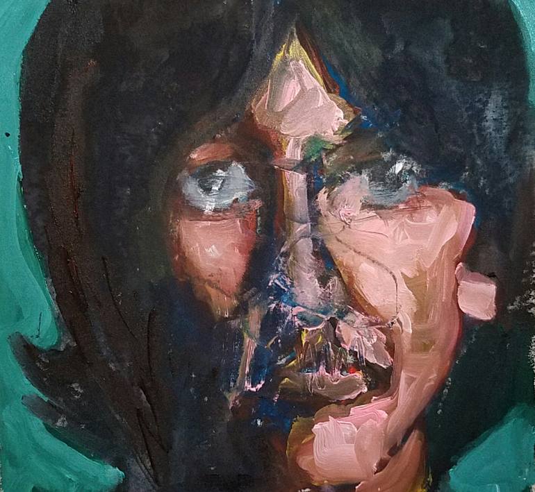 770x709 Saatchi Art George Harrison Painting By Larry Caveney - Harrison Painting