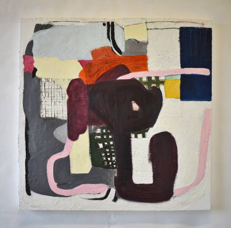 770x761 Saatchi Art Grid Iii Painting By Connie Harrison - Harrison Painting