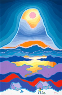 200x305 Ted Harrison Artnet - Harrison Painting