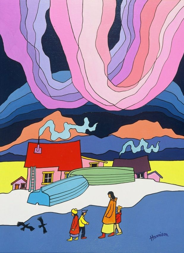 620x853 Canadian Painter Ted Harrison Dead - Harrison Painting