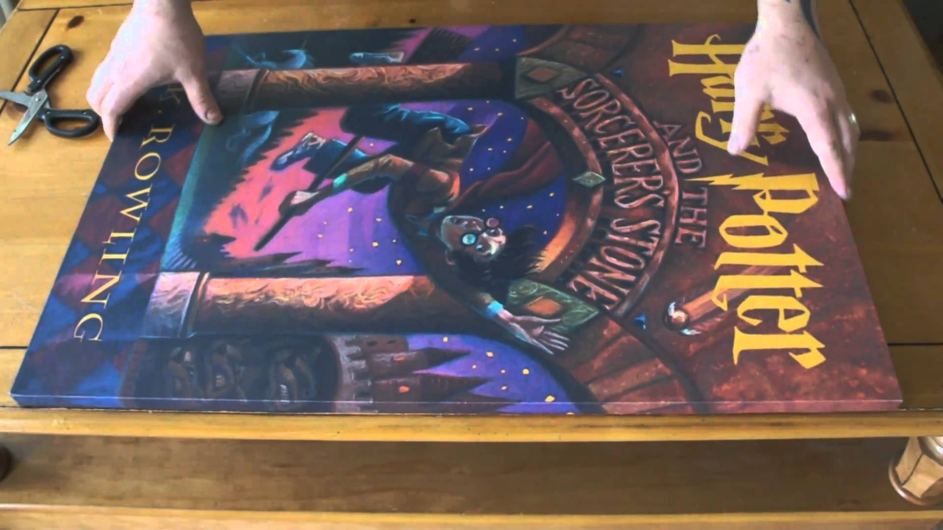 1920x1080 Harry Potter Canvas Poster The Sorcerer's Stone - Harry Potter Canvas Painting