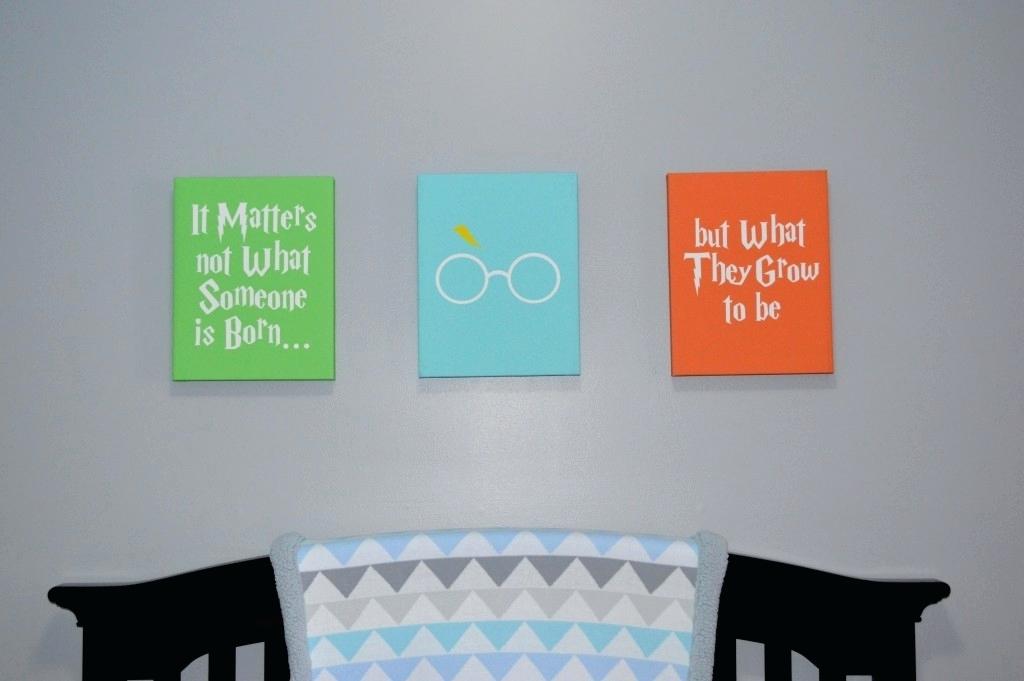 1024x681 Canvas Painting Ideas For Nursery A Bright And Colorful Nursery - Harry Potter Canvas Painting
