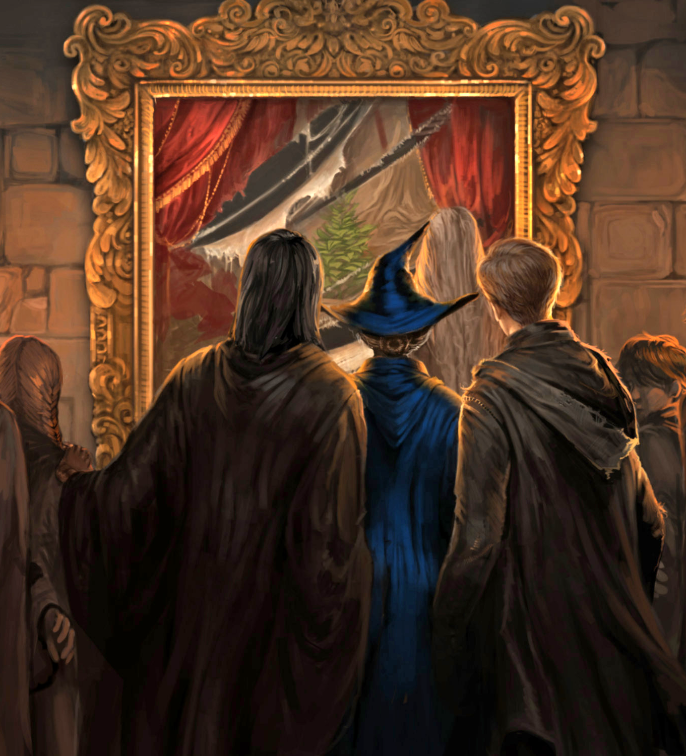 1361x1500 Image - Harry Potter Oil Painting