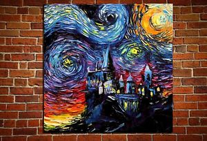 300x204 Oil Painting Hd Print Canvas Home Decoration Harry Potter Art - Harry Potter Oil Painting