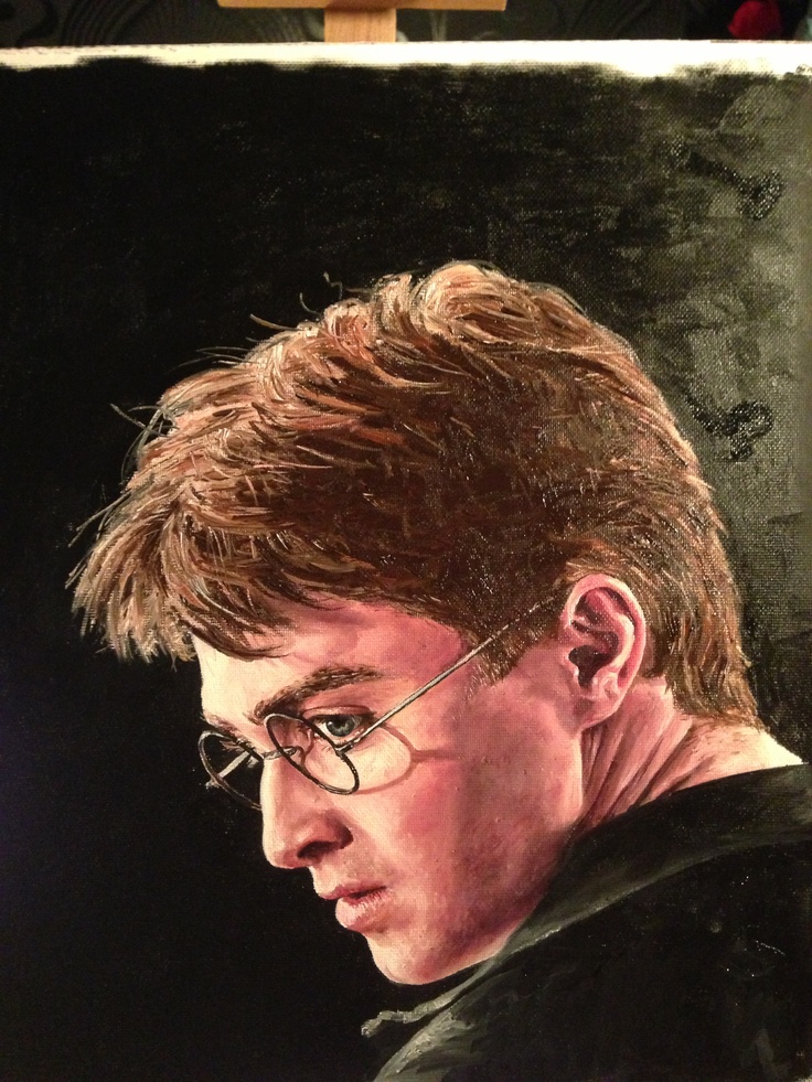 736x981 The 8 Best Desperate Icons Images On Oil On Canvas - Harry Potter Oil Painting