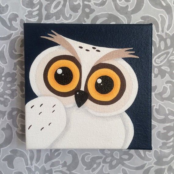 570x570 Pin By User279 On Harry Potter, Paintings - Harry Potter Owl Painting