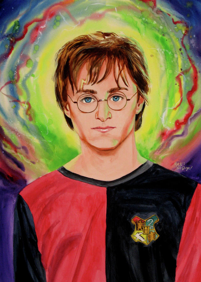 641x900 Harry Potter Painting By Ken Meyer - Harry Potter Painting