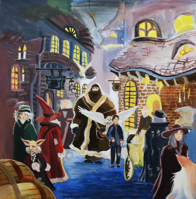 789x800 Harry Potter And The Sorcerer's Stone Painting - Harry Potter Painting