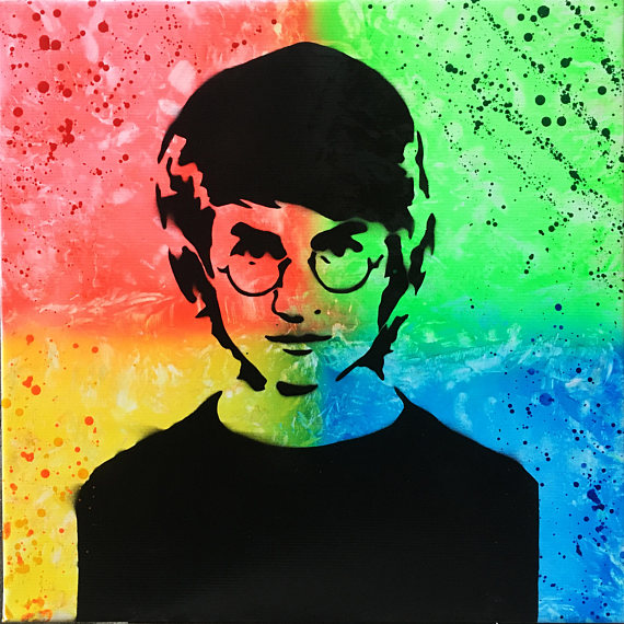 570x570 Harry Potter Painting Harry Potter Art Harry Potter Gift Harry - Harry Potter Painting
